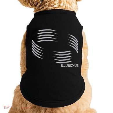 Optical Illusion Hard On The Eyes Never Ending Circle Doggie Tank