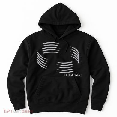 Optical Illusion Hard On The Eyes Never Ending Circle Hoodie