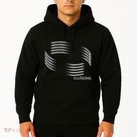 Optical Illusion Hard On The Eyes Never Ending Circle Hoodie thumb 2