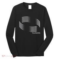 Optical Illusion Hard On The Eyes Never Ending Circle Long Sleeve Shirt thumb 0