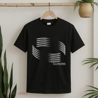 Optical Illusion Hard On The Eyes Never Ending Circle T-Shirt thumb 2