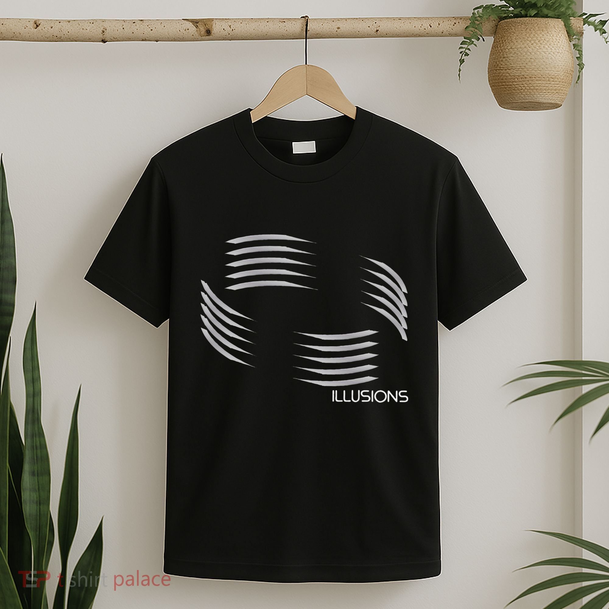 Optical Illusion Hard On The Eyes Never Ending Circle T-Shirt