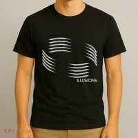 Optical Illusion Hard On The Eyes Never Ending Circle T-Shirt thumb 3