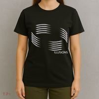 Optical Illusion Hard On The Eyes Never Ending Circle T-Shirt thumb 4