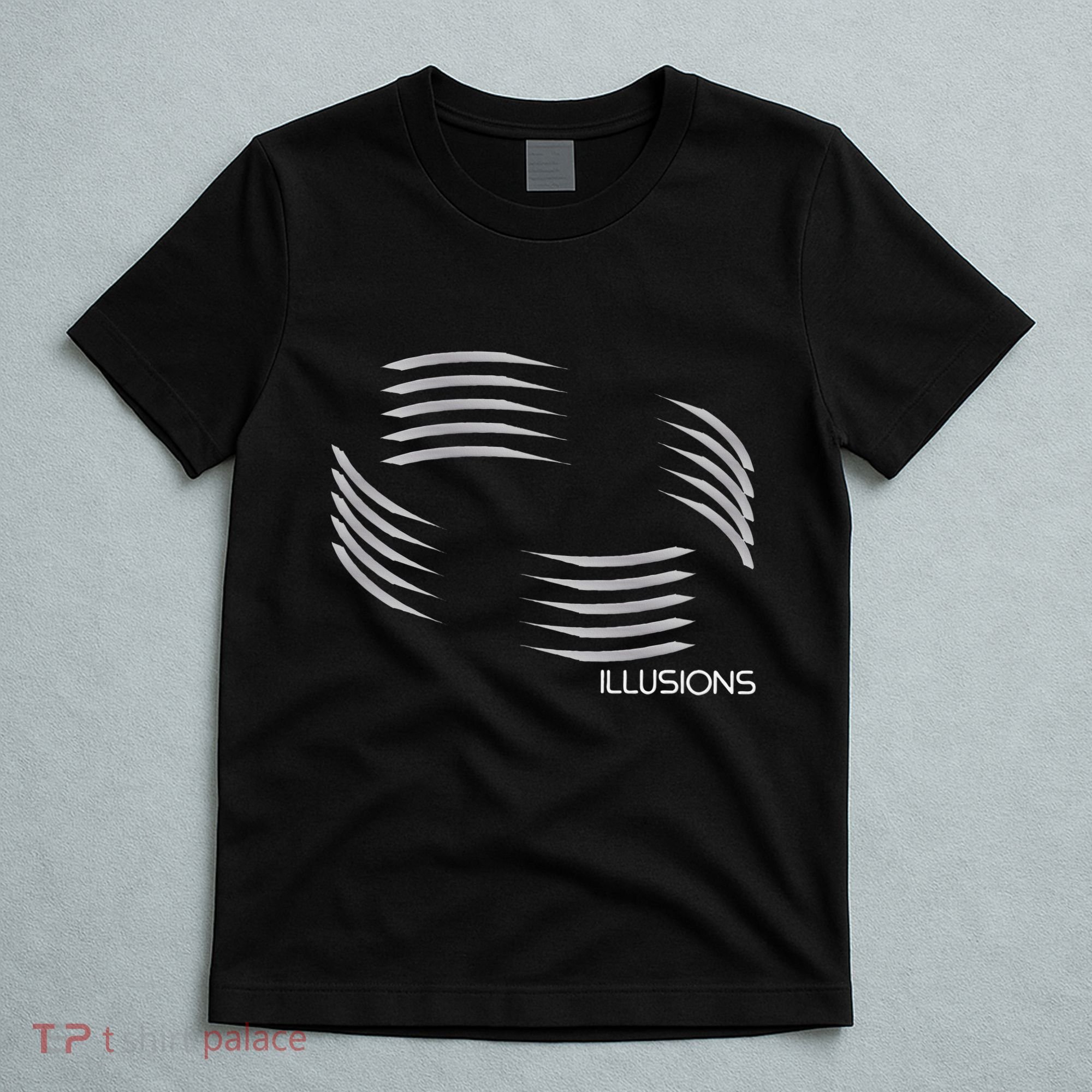 Optical Illusion Hard On The Eyes Never Ending Circle T-Shirt