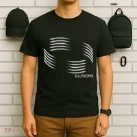 Optical Illusion Hard On The Eyes Never Ending Circle T-Shirt thumb 6