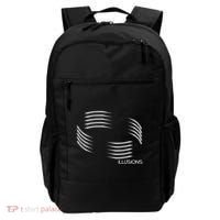 Optical Illusion Hard On The Eyes Never Ending Circle Backpack thumb 0