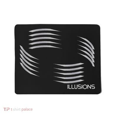 Optical Illusion Hard On The Eyes Never Ending Circle Mousepad