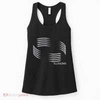 Optical Illusion Hard On The Eyes Never Ending Circle Women's Tank Top thumb 0