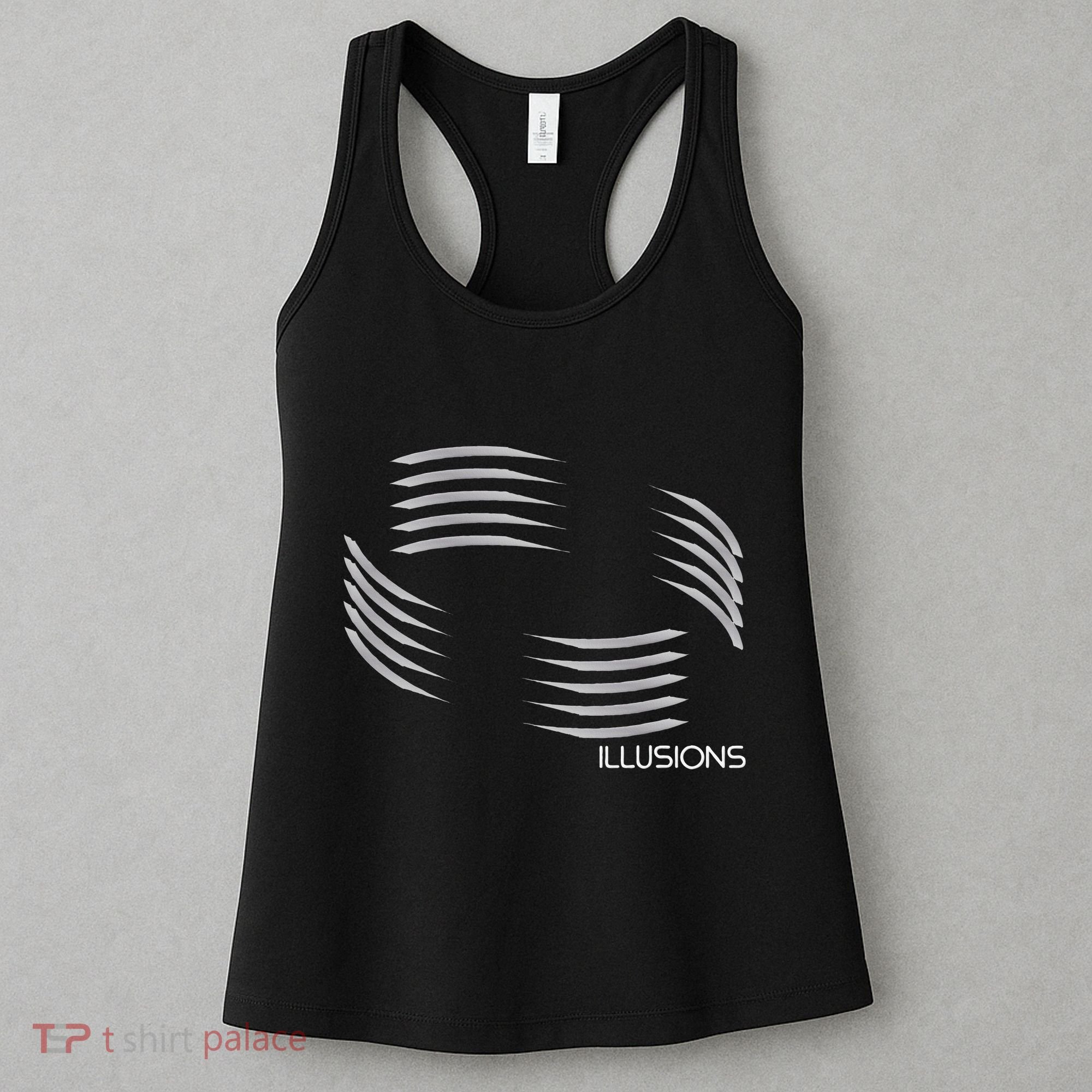 Optical Illusion Hard On The Eyes Never Ending Circle Women's Tank Top