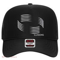 Optical Illusion Hard On The Eyes Never Ending Circle Hat thumb 0