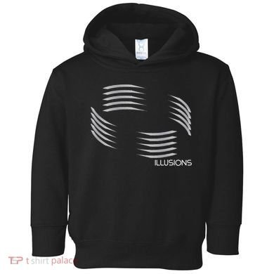 Optical Illusion Hard On The Eyes Never Ending Circle Toddler Hoodie