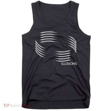 Optical Illusion Hard On The Eyes Never Ending Circle Tank Top