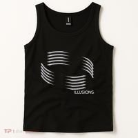 Optical Illusion Hard On The Eyes Never Ending Circle Tank Top thumb 2