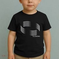 Optical Illusion Hard On The Eyes Never Ending Circle Toddler T-Shirt thumb 2