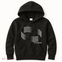 Optical Illusion Hard On The Eyes Never Ending Circle Kids Hoodie thumb 0