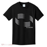 Optical Illusion Hard On The Eyes Never Ending Circle Kids T-Shirt thumb 0