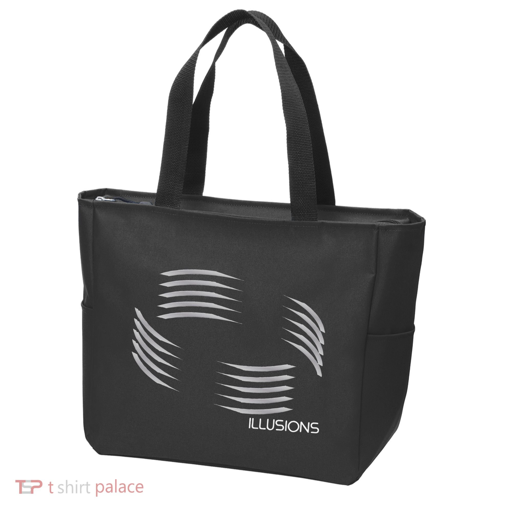 Optical Illusion Hard On The Eyes Never Ending Circle Tote Bag