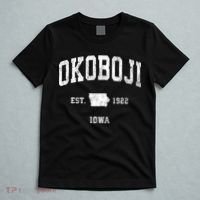 Okoboji Iowa Ia Vintage Athletic T-Shirt thumb 5