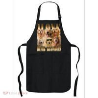 Outfit I Love Dumb Blondes Funny Meme Dog Lover Apron thumb 0