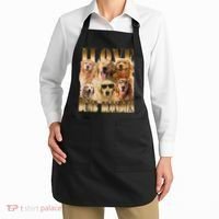 Outfit I Love Dumb Blondes Funny Meme Dog Lover Apron thumb 2