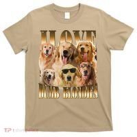 Outfit I Love Dumb Blondes Funny Meme Dog Lover T-Shirt thumb 0