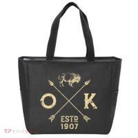 Oklahoma I Love State Arrow Bison Buffalo Tote Bag thumb 0