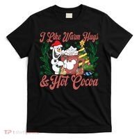 Olaf I Like Warm Hugs And Hot Cocoa Olaf Christmas T-Shirt thumb 0