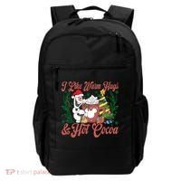 Olaf I Like Warm Hugs And Hot Cocoa Olaf Christmas Backpack thumb 0