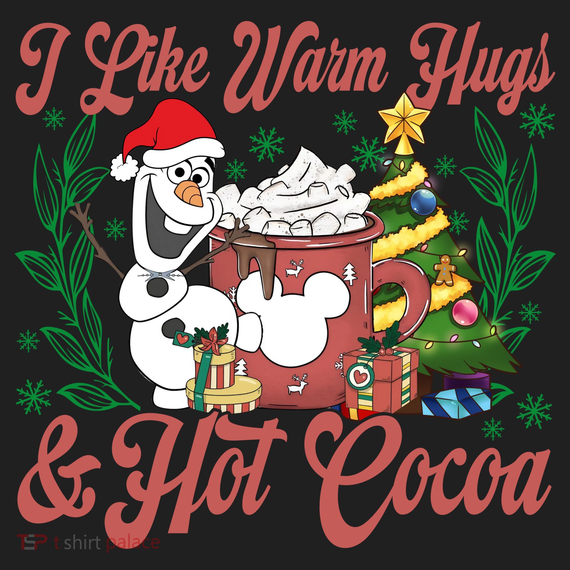 Olaf I Like Warm Hugs And Hot Cocoa Olaf Christmas Beanie