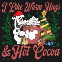 Olaf I Like Warm Hugs And Hot Cocoa Olaf Christmas Women's Tank Top thumb 5