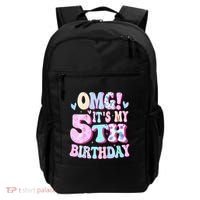 OMG It's My 5th Birthday Gifts Five 5 Year Old Bday Backpack thumb 0