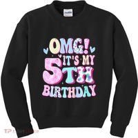 OMG It's My 5th Birthday Gifts Five 5 Year Old Bday Kids Sweatshirt thumb 0