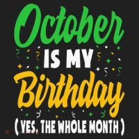 October Is My Birthday The Whole Month October Birthday Cute Beanie thumb 2