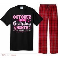 October Is My Birthday Yes The Whole Month Birthday Gifts Pajama Set thumb 0