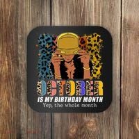 October Is My Birthday Yes The Whole Month October Birthday Coaster thumb 0