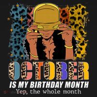 October Is My Birthday Yes The Whole Month October Birthday Ornament thumb 1