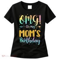 OMG Its My Moms Birthday Happy BDay Mother Tie Dy Women's T-Shirt thumb 0