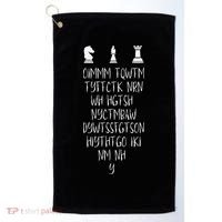 Once I Make My Move Acronym Wizard Chess Funny Gift Golf Towel thumb 0