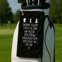 Once I Make My Move Acronym Wizard Chess Funny Gift Golf Towel thumb 2