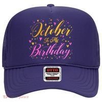 October Is My Birthday Yes The Whole Month Hat thumb 0