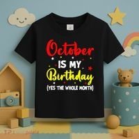 October Is My Birthday The Whole Month October Birthday Toddler T-Shirt thumb 3