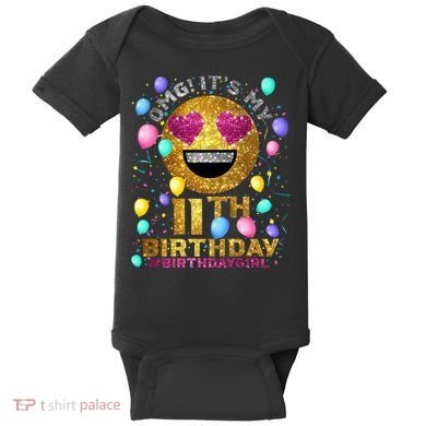 OMG It's My 11th Birthday Baby Bodysuit