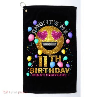 OMG It's My 11th Birthday Golf Towel