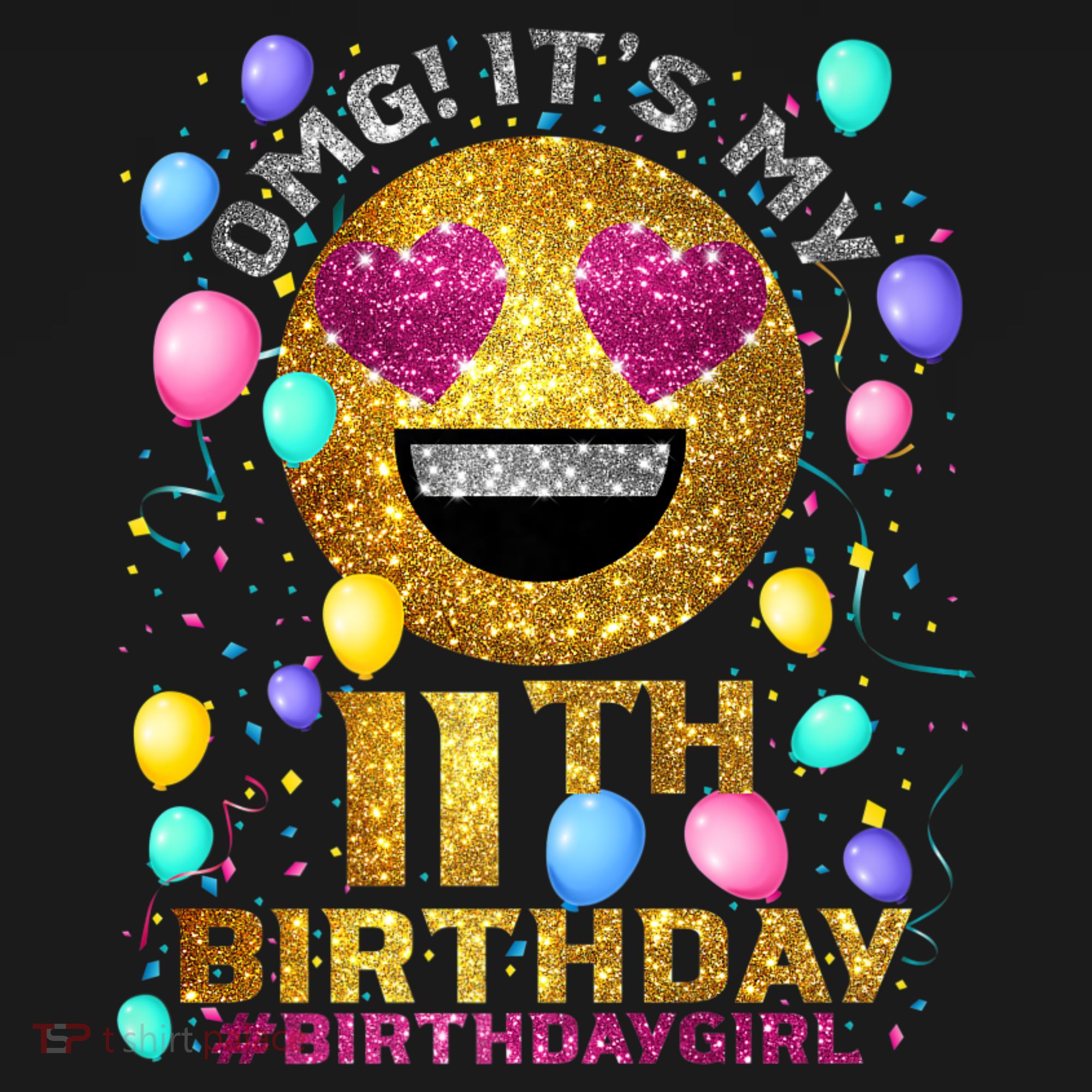 OMG It's My 11th Birthday Toddler T-Shirt
