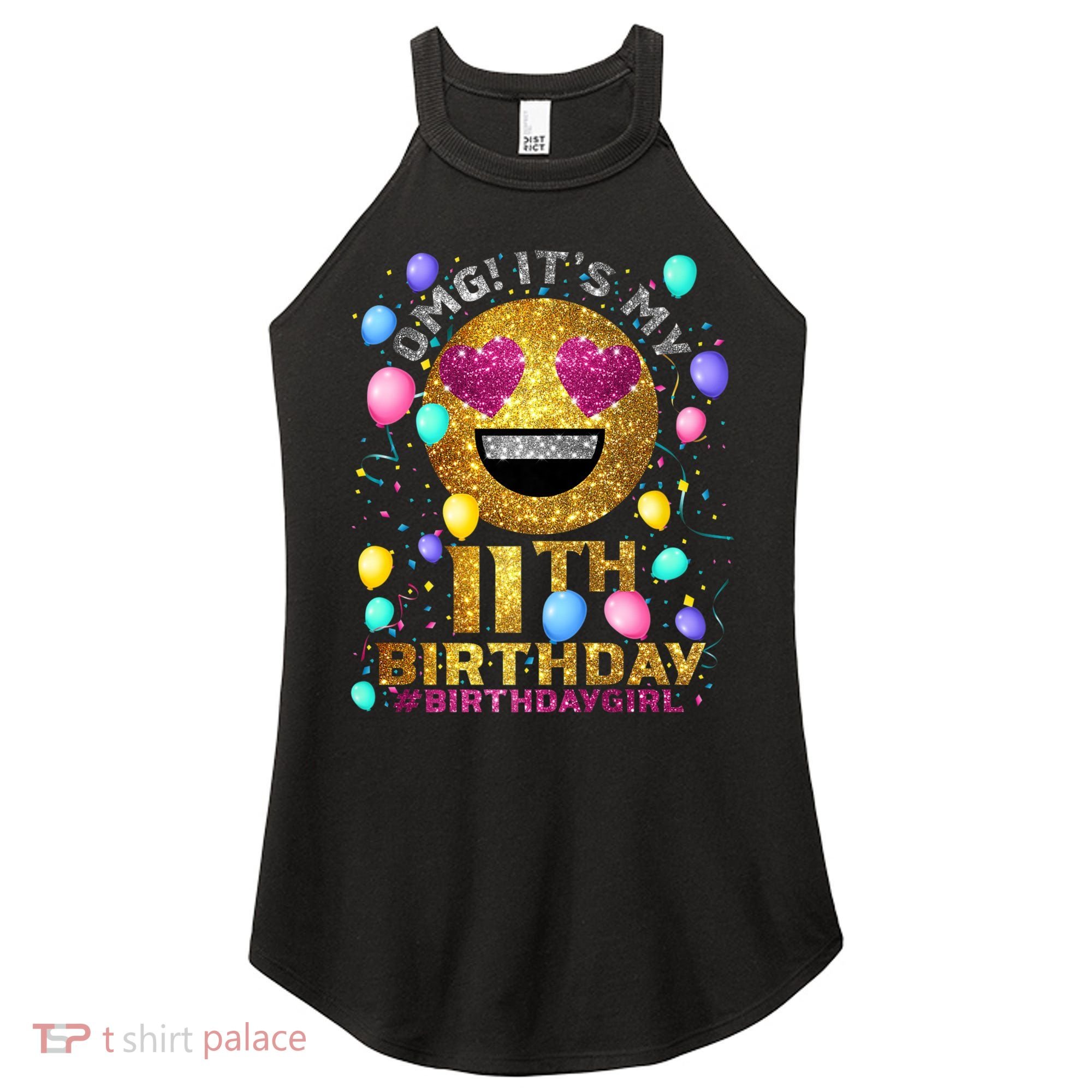 OMG It's My 11th Birthday Women's Perfect Tri Rocker Tank