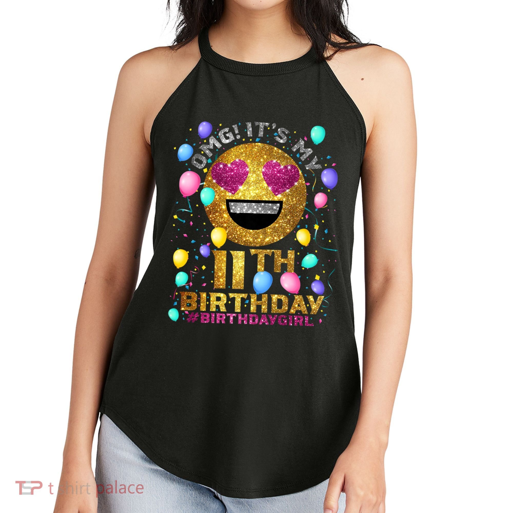 OMG It's My 11th Birthday Women's Perfect Tri Rocker Tank
