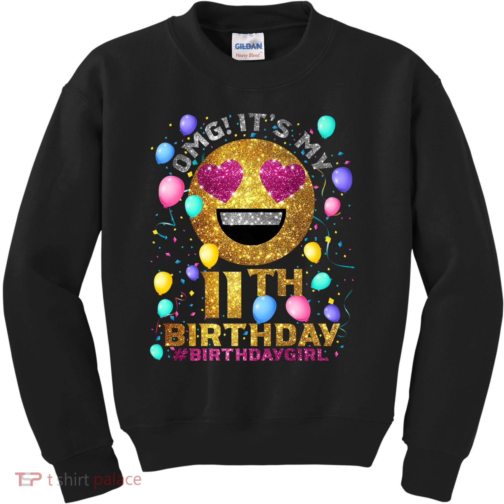 OMG It's My 11th Birthday Kids Sweatshirt