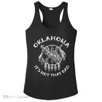 Oklahoma Its Not That Bad Funny State Ladies PosiCharge Competitor Racerback Tank thumb 0