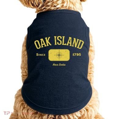 Oak Island Nova Scotia Compass Design Doggie Tank